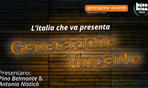 Venerdì 07/04 la Terza puntata de “l’Italia che va presenta: generazione vincente”, si parlerà di Agenzie per il lavoro