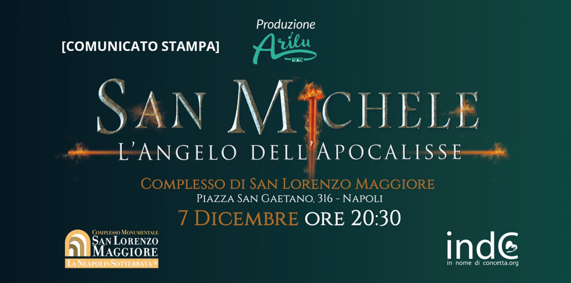 [Comunicato Stampa] San Michele, l’Angelo dell’Apocalisse | Opera Musicale