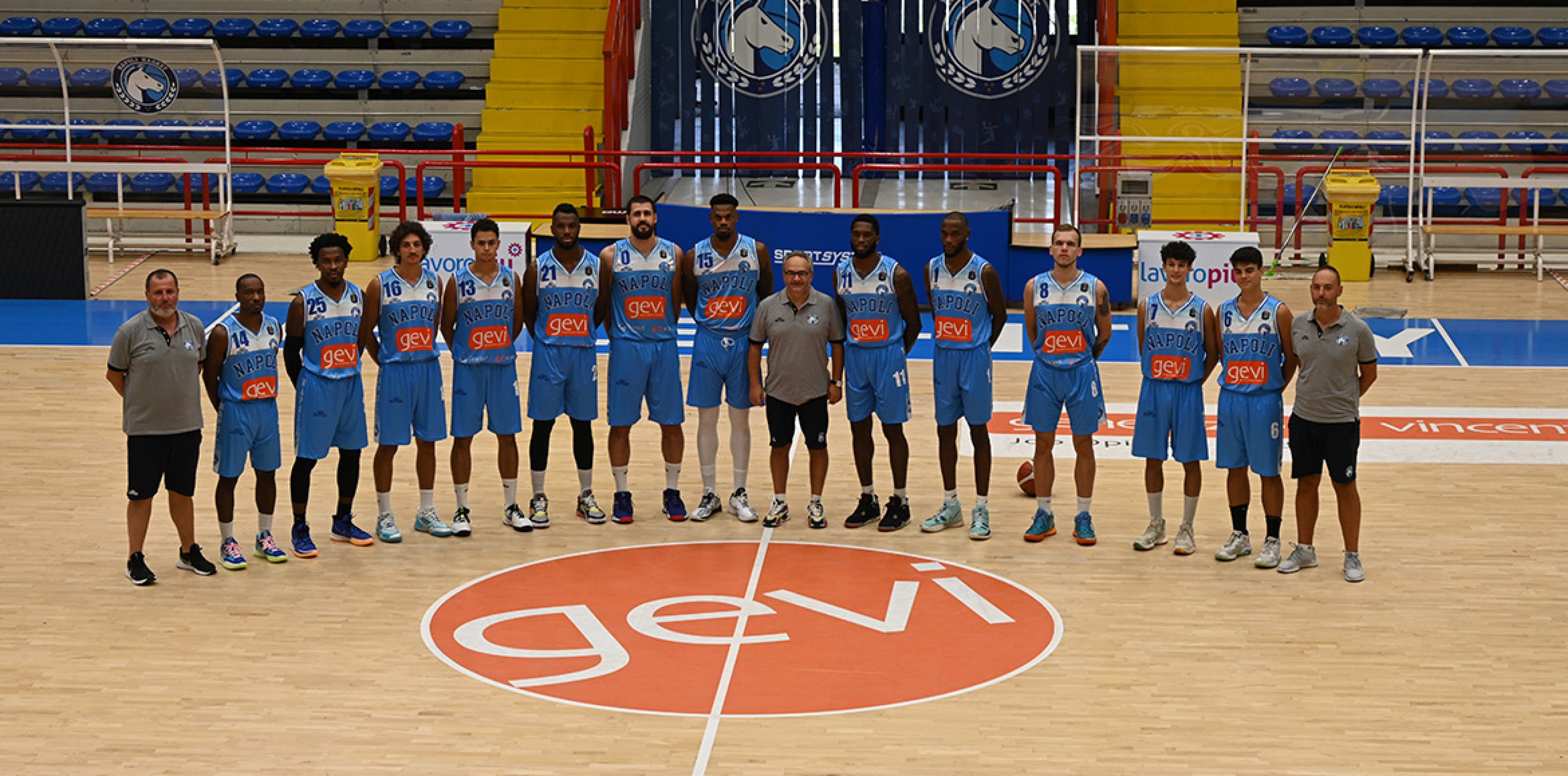 Gevi Gevi Napoli Basket al via la stagione 2021/22