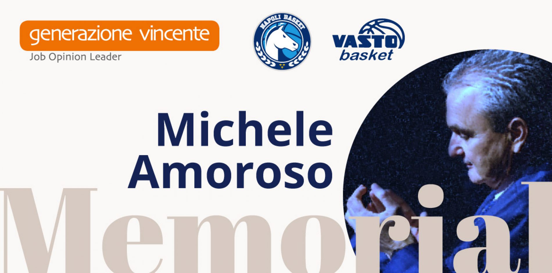 La famiglia del basket targato Gevi rende omaggio al Presidente Michele Amoroso