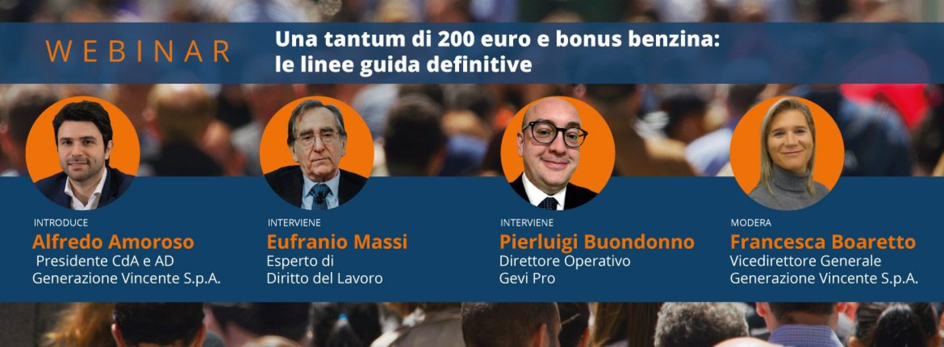 [Webinar] Una tantum di 200 euro e bonus benzina: le linee guida definitive