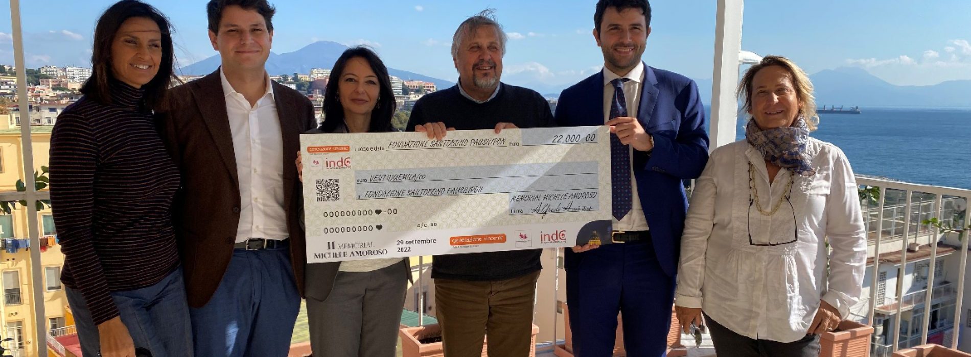 Consegnato alla Fondazione Santobono Pausilipon il ricavato del “2°Memorial Michele Amoroso”