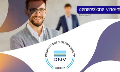 Generazione Vincente Professional ottiene la prestigiosa ISO 9001