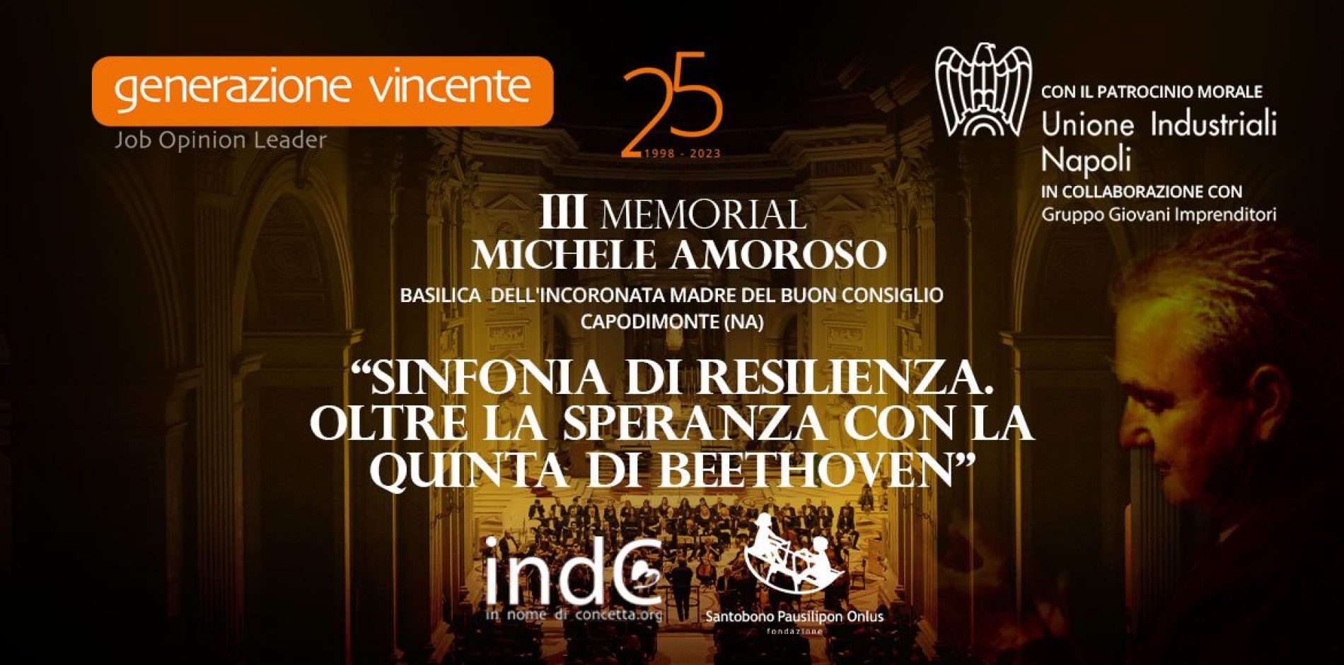III Memorial Michele Amoroso – Concerto Benefico il 29 settembre 2023