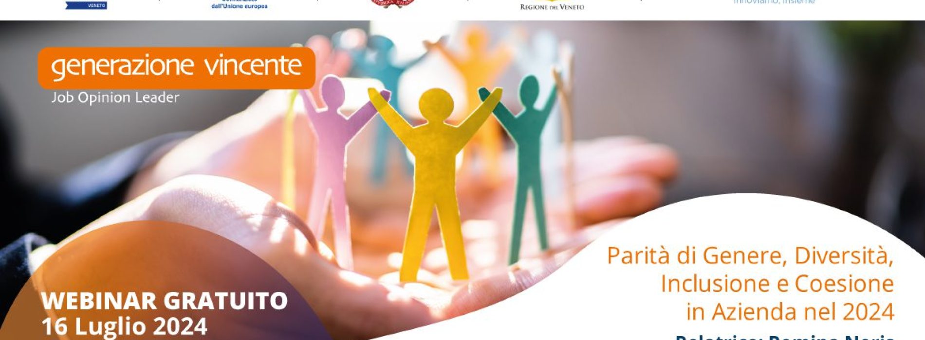Webinar Gratuito | Parità di genere, diversità, inclusione e coesione nelle PMI
