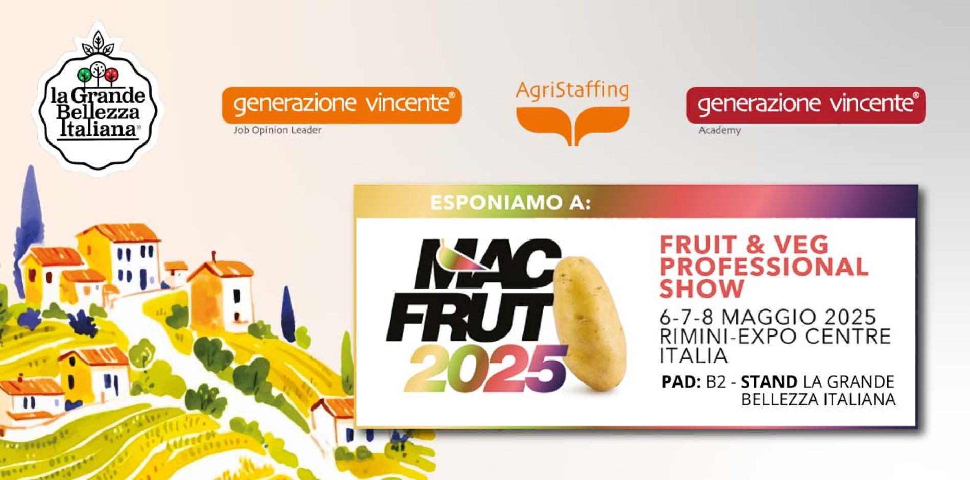 Generazione Vincente sarà presente al Macfrut 2025