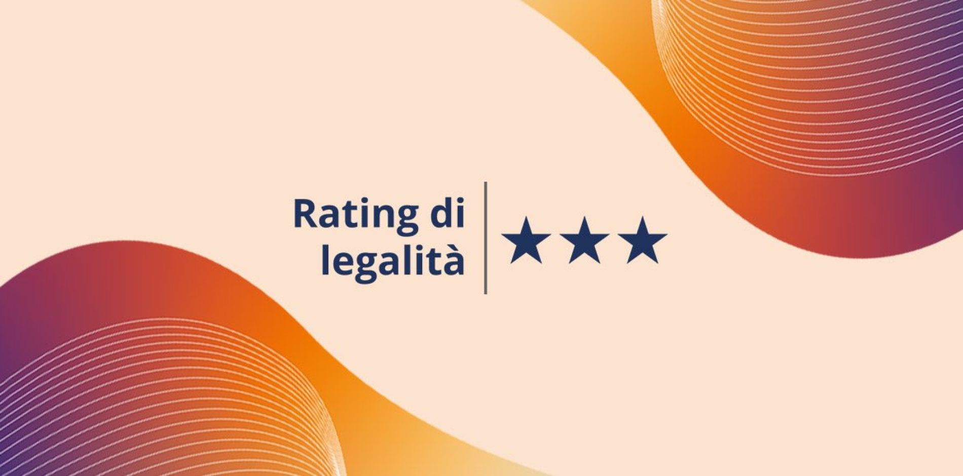 Generazione Vincente ottiene il massimo Rating di Legalità