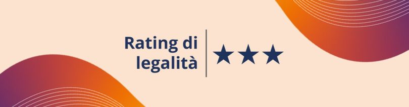 Generazione Vincente ottiene il massimo Rating di Legalità