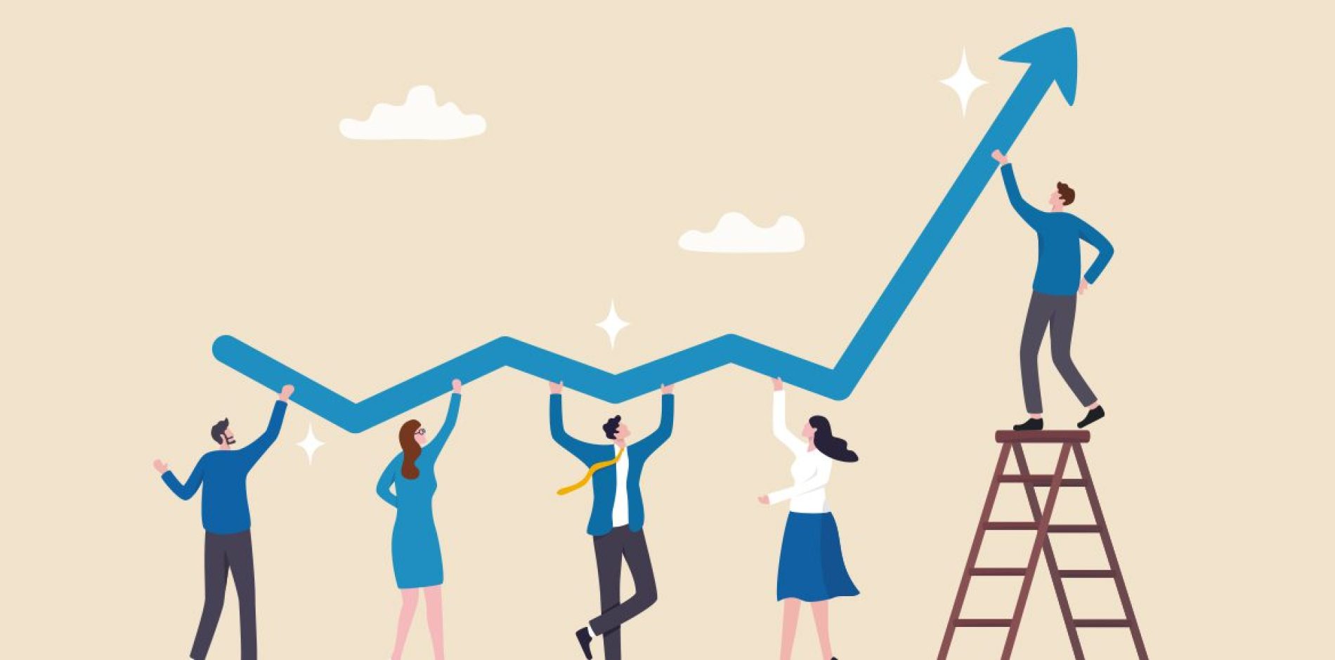 Crescita dei contratti a tempo indeterminato in somministrazione