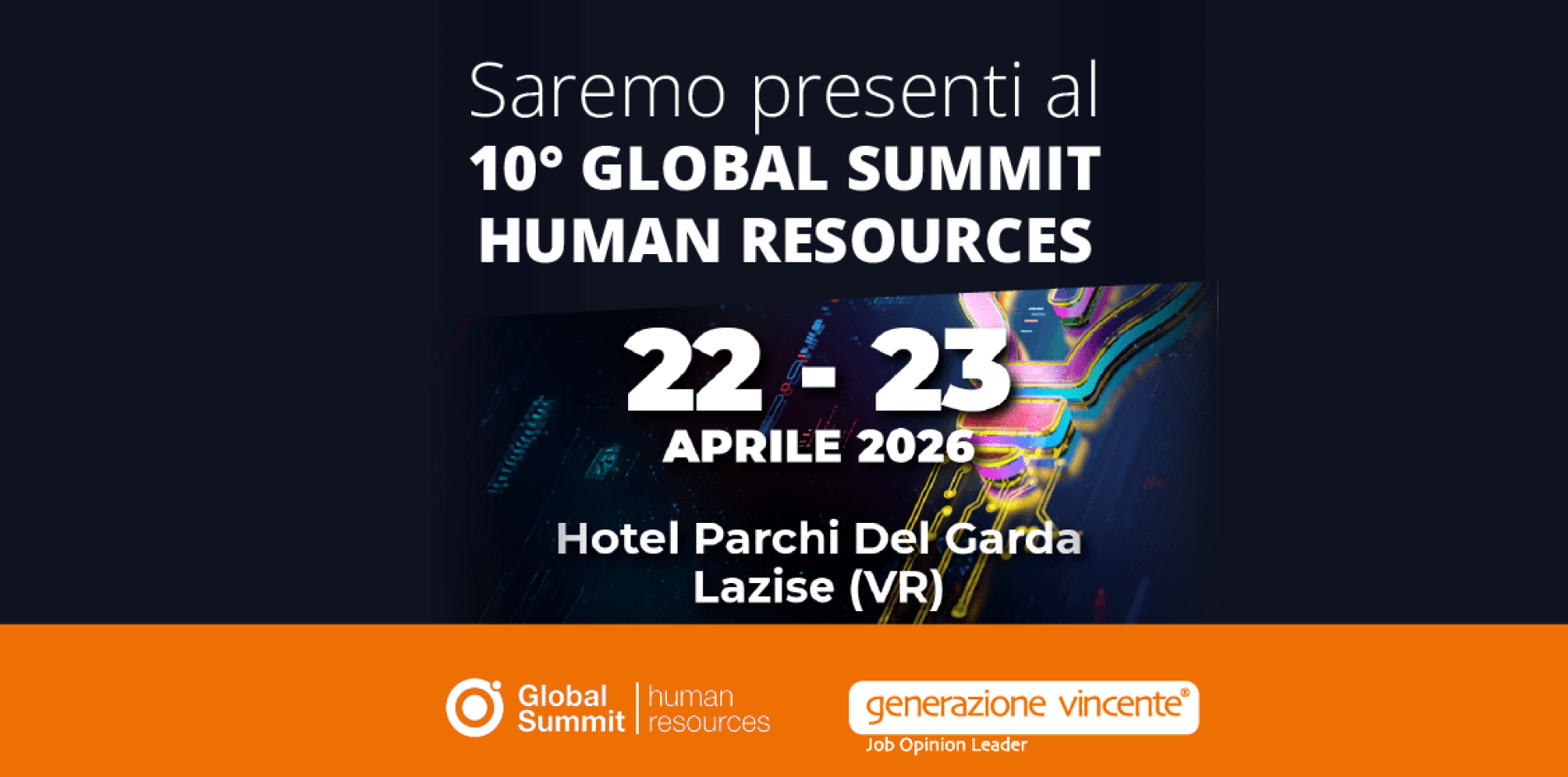 Global Summit Human Resources: Generazione Vincente farà parte dell’evento