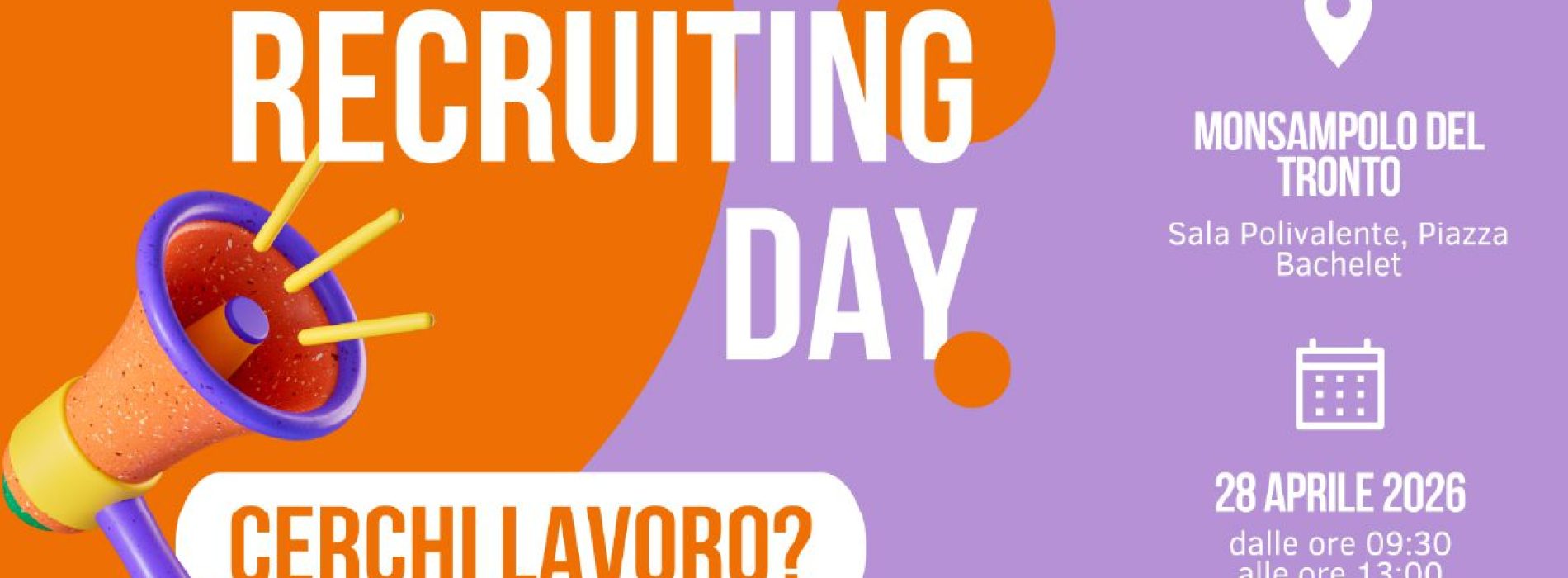 Partecipa al Recruiting Day a Monsampolo del Tronto