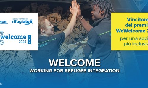 Generazione Vincente premiata da UNHCR con Welcome 2025